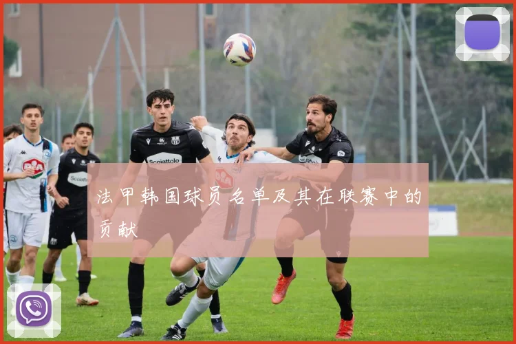 法甲韩国球员名单及其在联赛中的贡献